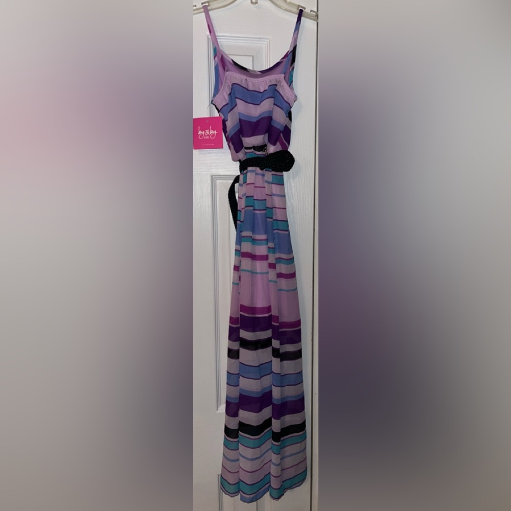 NWT, By & By Girl’s Stripe Dress, Size 10